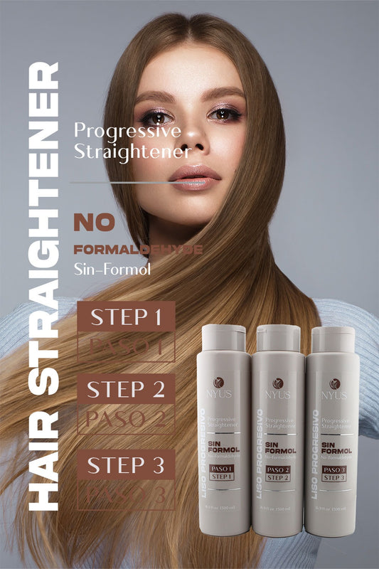 Hair Straightener / Steps 1,2,3